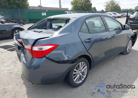 2015 Toyota Corolla Le Plus from USA, damaged, VIN 2T1BURHE6FC259687